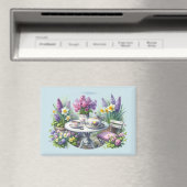  Bloemen Tea Party in de tuin Magneet (Insitu (Vaatwasser))