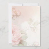  Bloemen Tea Party Lights Vrijgezellenfeest Kaart (Achterkant)