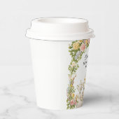 Bloemen Tea Party Thema Vrijgezellenfeest Papieren Bekers (Rechts)