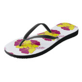 bloemen teenslippers (Schuin)