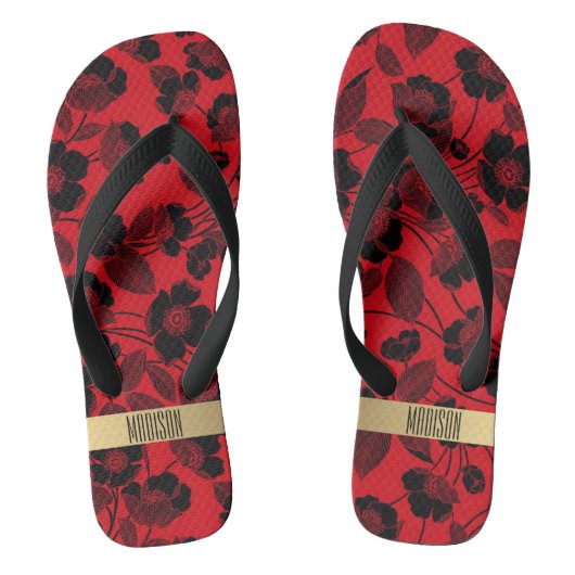 Bloemen Teenslippers (Voetbed)