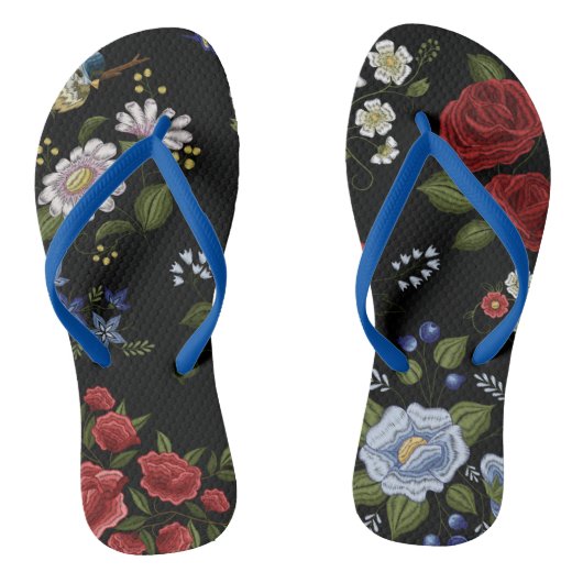 Bloemen Teenslippers (Voetbed)