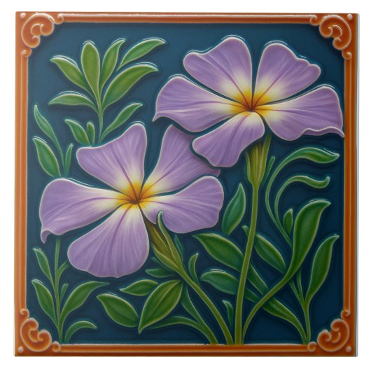 Bloemen Tegel Tegeltje (Voorkant)