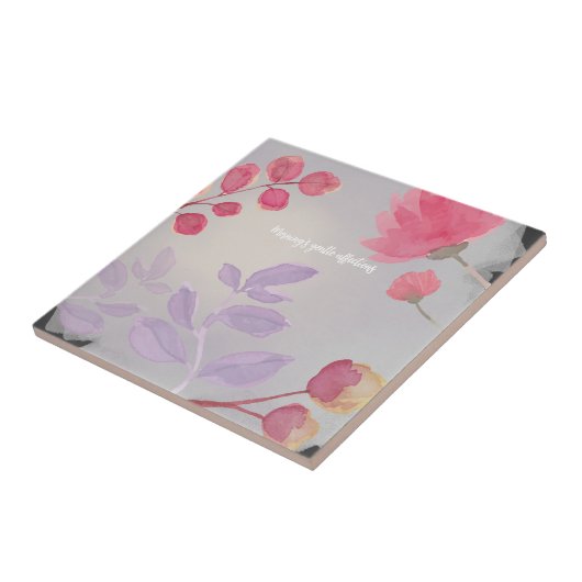 Bloemen Tegeltje (Zijkant)