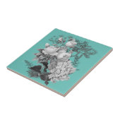  bloemen tegeltje (Zijkant)