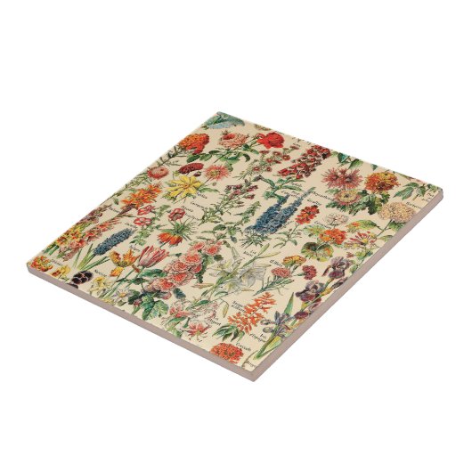  bloemen tegeltje (Zijkant)