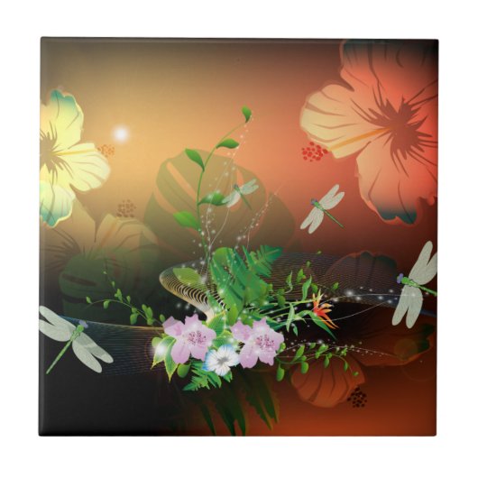 Bloemen Tegeltje (Voorkant)