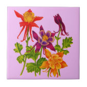 bloemen tegeltje (Voorkant)