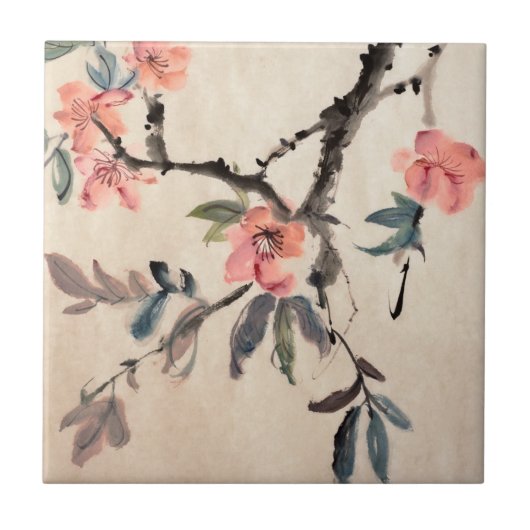 Bloemen Tegeltje (Voorkant)