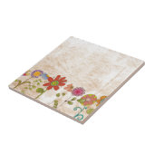 Bloemen Tegeltje (Zijkant)