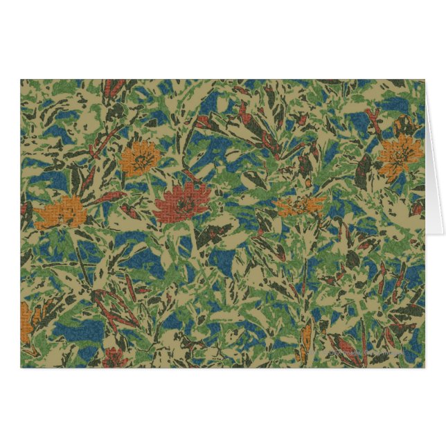 Bloemen tegen bladcamouflage (Voorkant Horizontaal)