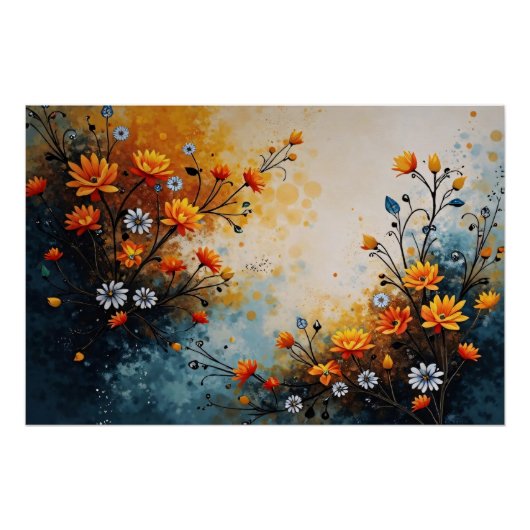 Bloemen ter viering perfect poster (Voorkant)