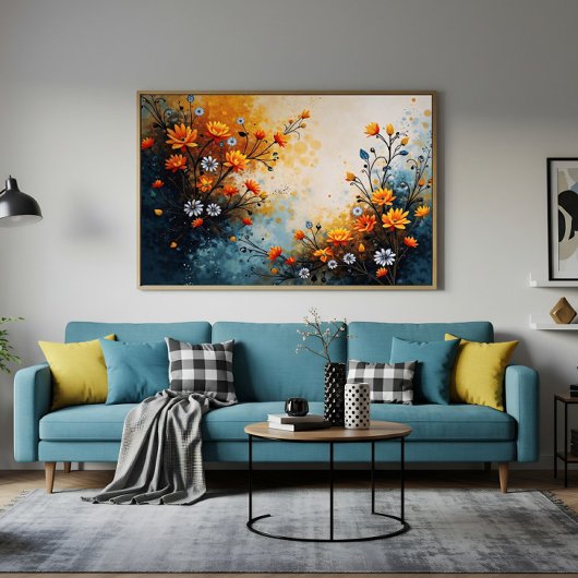 Bloemen ter viering poster