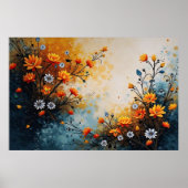 Bloemen ter viering poster (Voorkant)