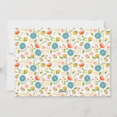 Bloemen Terug Aangepaste Foto Paas Kaart (Achterkant)