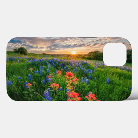Bloemen | Texas Bluebonnets & Indian Paintborstel Case-Mate iPhone Case (Achterkant (horizontaal))