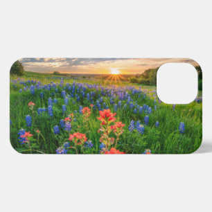 Bloemen Texas Bluebonnets & Indian Paintborstel iPhone 13 Hoesje