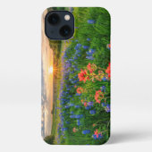 Bloemen | Texas Bluebonnets & Indian Paintborstel iPhone Hoesje (Achterkant)