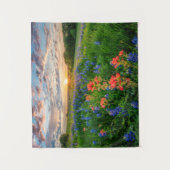 Bloemen | Texas Bluebonnets & Indian Paintborstel Wandkleed (Voorkant)