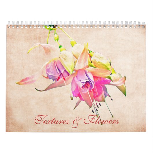 Bloemen & Texturen Bloemenkunstkalender Kalender (Hoes)
