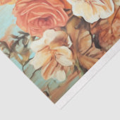 Bloemen Textuur Cowboy Boots Decoupage Tissuepapier (Detail)