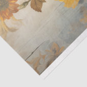 Bloemen Textuur Cowboy Boots Decoupage Tissuepapier (Detail)