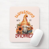 Bloemen Thanksgiving met mijn Gnomies Muismat (Met muis)