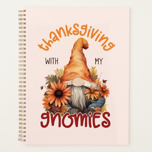 Bloemen Thanksgiving met mijn Gnomies Planner (Voorkant)