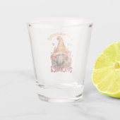 Bloemen Thanksgiving met mijn Gnomies Shot Glas (Achterkant)