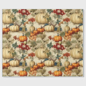 Bloemen Thanksgiving  Patroon (10) Cadeaupapier (Vlak)