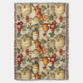 Bloemen Thanksgiving Patroon (10) Deken (Voorkant Verticaal)
