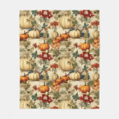 Bloemen Thanksgiving  Patroon (10) Fleece Deken (Voorkant)