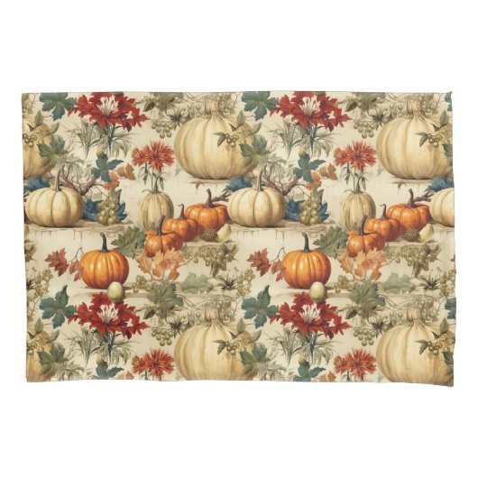 Bloemen Thanksgiving Patroon (10) Kussensloop (Voorkant-Links)