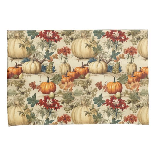 Bloemen Thanksgiving  Patroon (10) Kussensloop (Voorkant-Rechts)