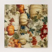 Bloemen Thanksgiving  Patroon (10) Legpuzzel (Horizontaal)