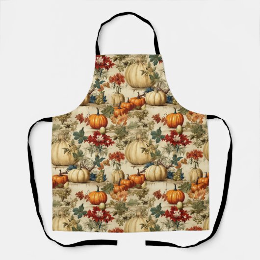 Bloemen Thanksgiving  Patroon (10) Schort (Voorkant)