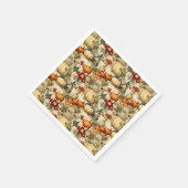 Bloemen Thanksgiving  Patroon (10) Servet (Hoek)