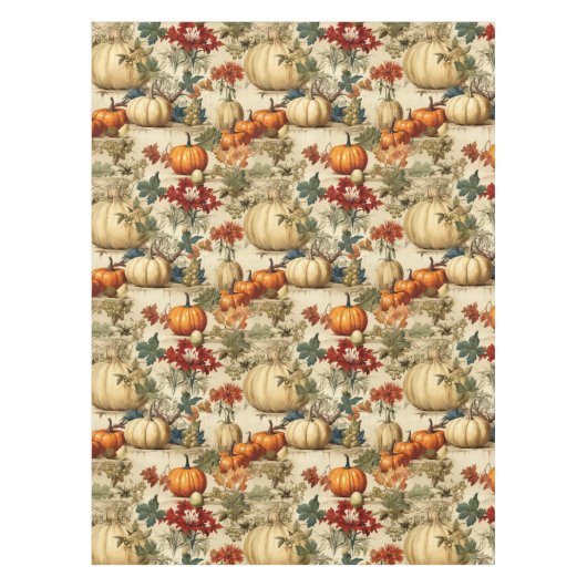 Bloemen Thanksgiving  Patroon (10) Tafelkleed (Voorkant)