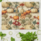 Bloemen Thanksgiving  Patroon (10) Theedoek (Gevouwen)