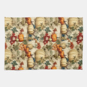 Bloemen Thanksgiving  Patroon (10) Theedoek (Horizontaal)