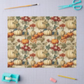 Bloemen Thanksgiving Patroon (10) Tissuepapier (Craft)