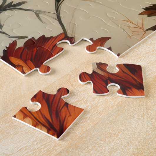 Bloemen Thanksgiving  Patroon (11) Legpuzzel (Zijkant)
