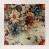 Bloemen Thanksgiving  Patroon (11) Legpuzzel (Horizontaal)