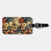 Bloemen Thanksgiving  Patroon (12) Bagagelabel (Voorkant horizontaal)