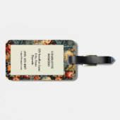 Bloemen Thanksgiving  Patroon (12) Bagagelabel (Achterkant horizontaal)