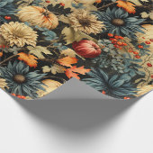 Bloemen Thanksgiving  Patroon (12) Cadeaupapier (Hoek)