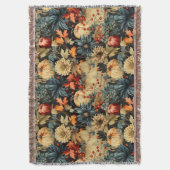 Bloemen Thanksgiving  Patroon (12) Deken (Voorkant Verticaal)