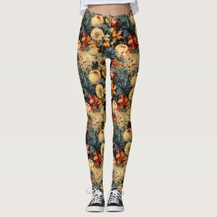 Bloemen Thanksgiving  Patroon (12) Leggings