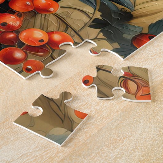 Bloemen Thanksgiving Patroon (12) Legpuzzel (Zijkant)