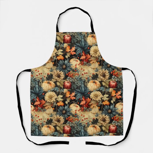 Bloemen Thanksgiving  Patroon (12) Schort (Voorkant)